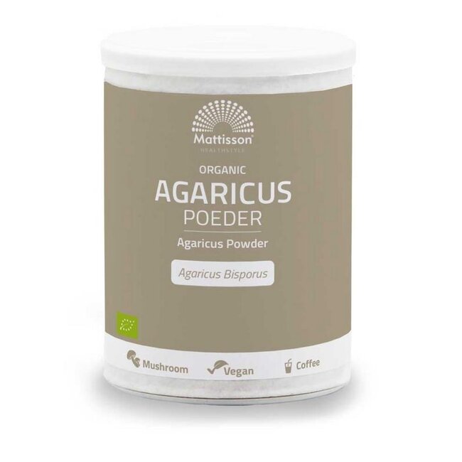 Mattisson Agaricus poeder bio 200 Gram