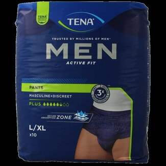 Tena Men active fit pants plus L/XL 10 Stuks