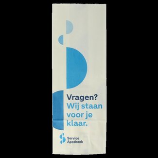 Service Apotheek Blokbodemzak 80 x 50 x 220mm 93162 1000 Stuks