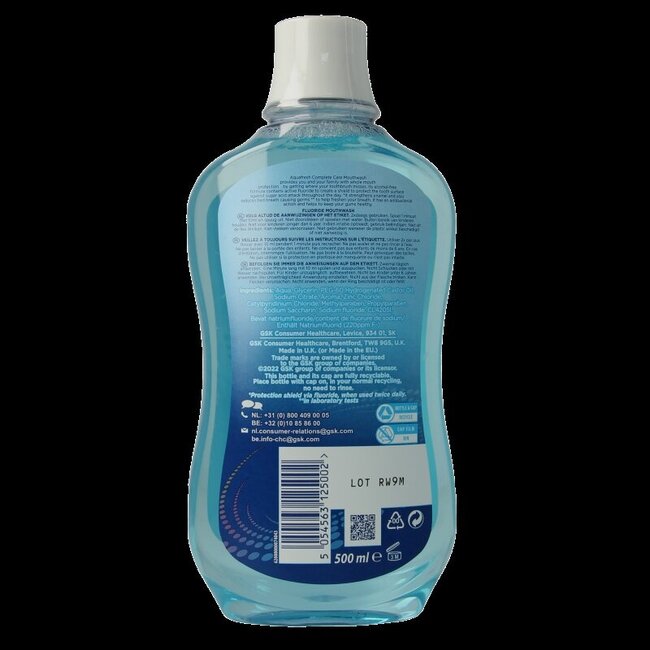 Aquafresh Mondwater complete care 500 Milliliter