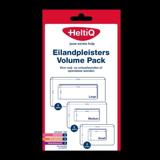 Eilandpleister volume pack 6 Stuks