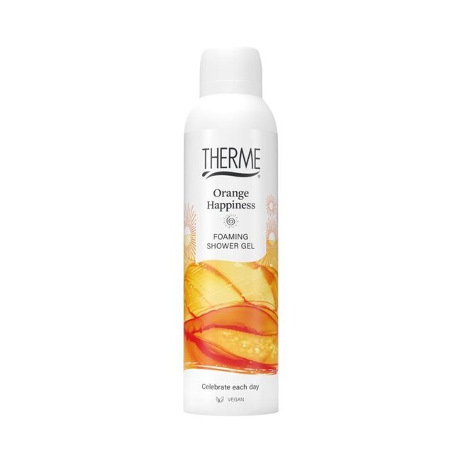 Orange happiness foaming shower gel 200 Milliliter