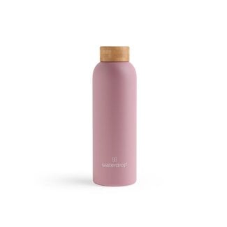 Waterdrop Roestvrijstalen drinkfles pastel pink matt 600ml 1 Stuks