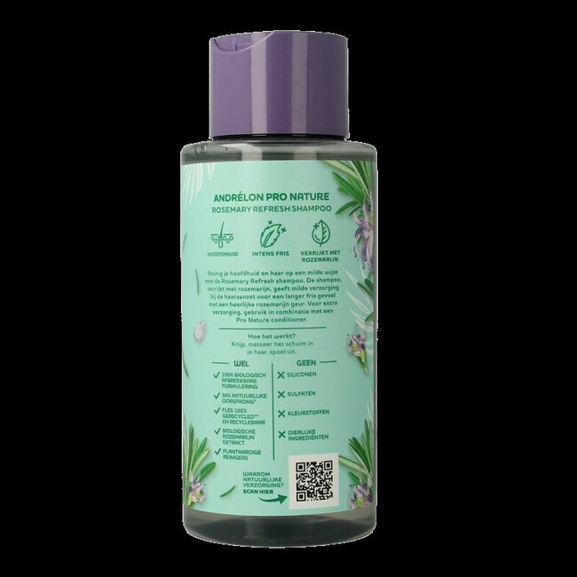 Andrelon Shampoo pro nature  rosemary refresh 400 Milliliter