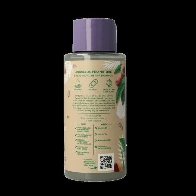 Andrélon Shampooing Pro Nature Shea SOS Repair 400 ml