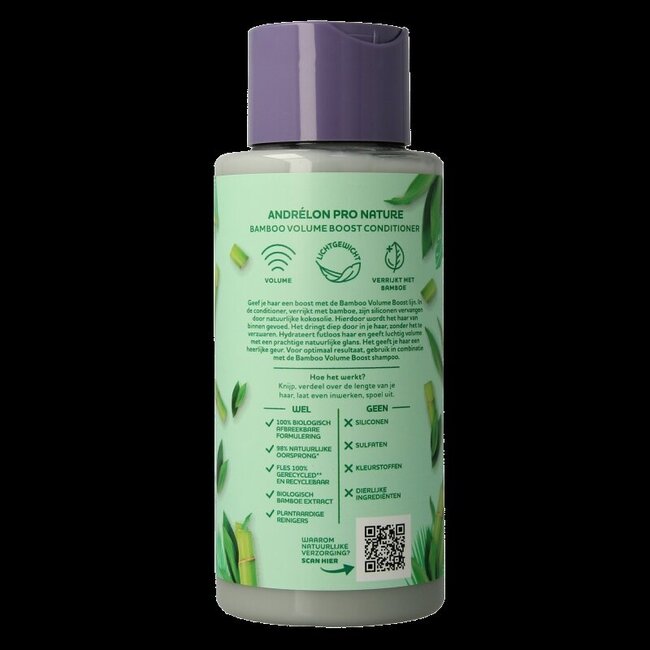 Andrelon Conditioner pro nature bamboo volume boost 400 Milliliter