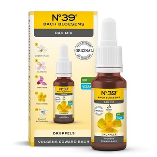 Bach Bloesem Bach Bloesem Bach bloesem druppels nr. 39 bio 20 Milliliter