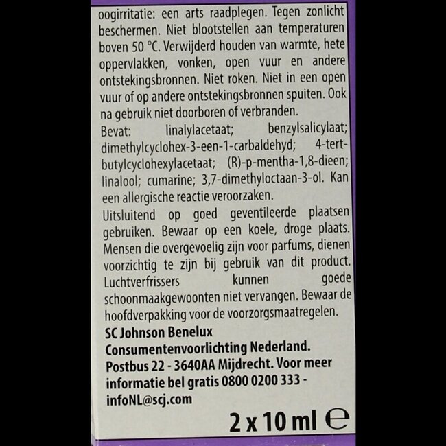 Glade Touch & fresh navul duo lavendel / aloe 2 Stuks