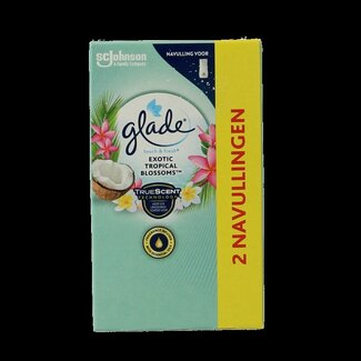 Glade Glade Touch & Fresh Recharge Duo Exotic Tropical Blossoms 2 Pièces