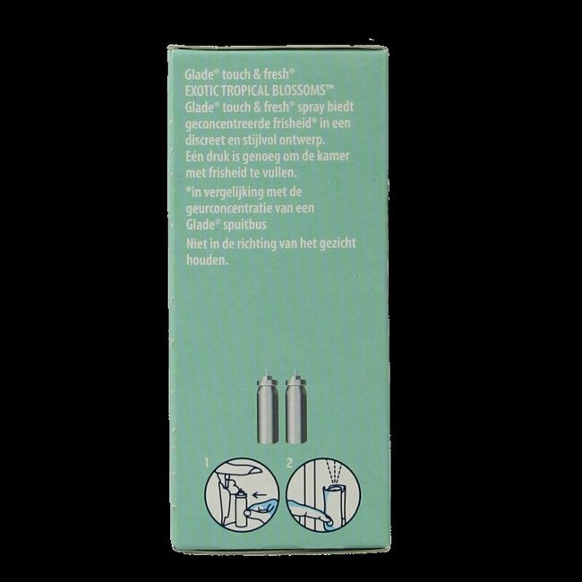 Glade Touch & Fresh Recharge Duo Exotic Tropical Blossoms 2 Pièces