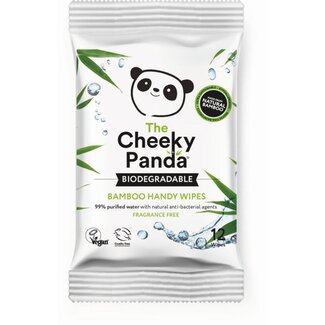 The Cheeky Panda Bamboe bio-afbreekbare vochtige doekjes 12 Stuks