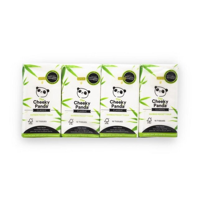 Bamboo zakdoekjes 8 x 10 stuks 8 Stuks