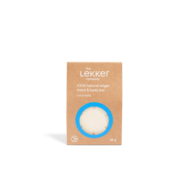 Lekker Company Natuurlijke bodybar coco-nuts 65 Gram
