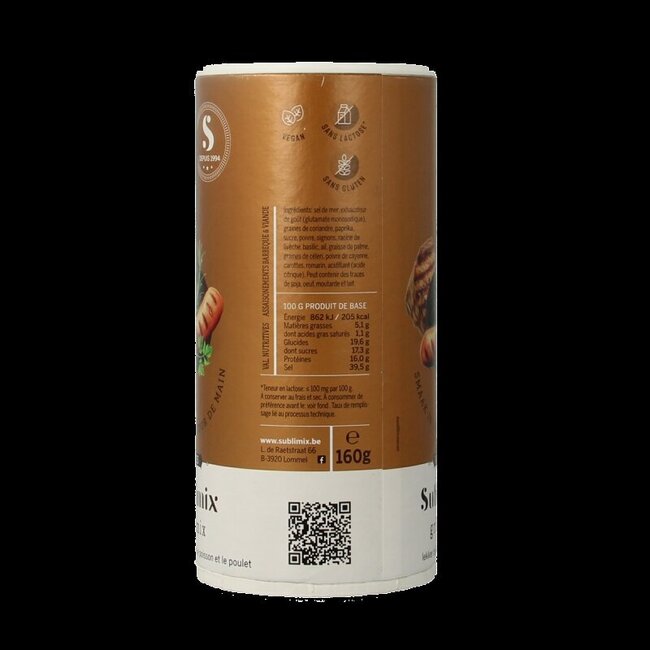 Sublimix Grillfix glutenvrij 160 Gram