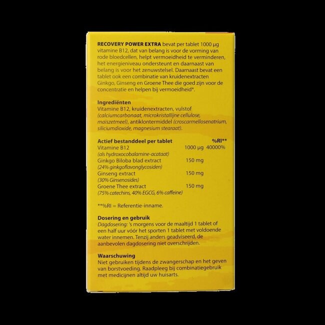 Bloem Recovery power extra 30 Comprimés