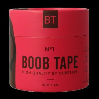 Cure Tape Cure Tape Boobtape n° 1 avec protège-tétons - 5 cm x 5 m noir 1 pièce