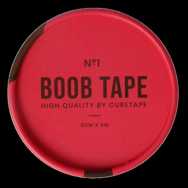 Cure Tape Boobtape n° 1 avec protège-tétons - 5 cm x 5 m noir 1 pièce