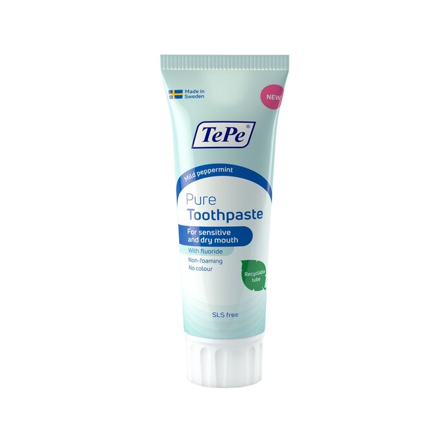 Pure tandpasta sensitive peppermint 75 Milliliter