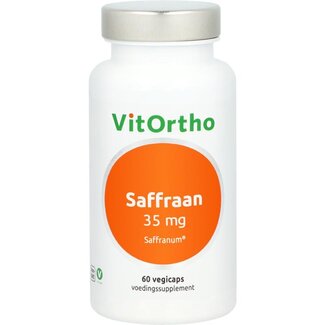VitOrtho VitOrtho Saffraan 35mg 60 Vegetarische capsules