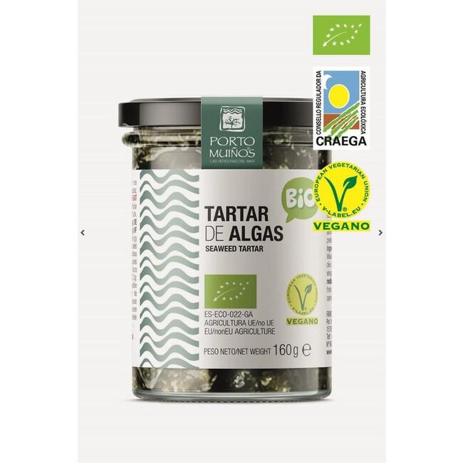 Porto Muinos Zeewier spread bio 160 Gram
