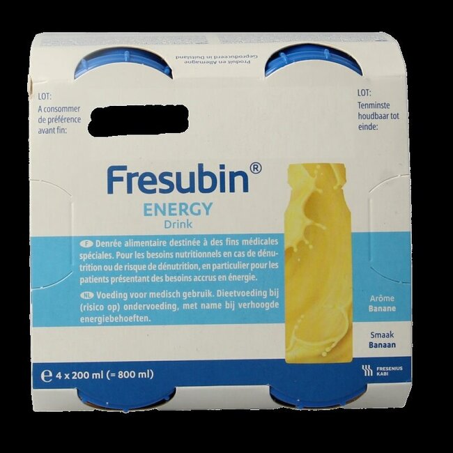 Fresubin Energy boisson banane, lot de 4