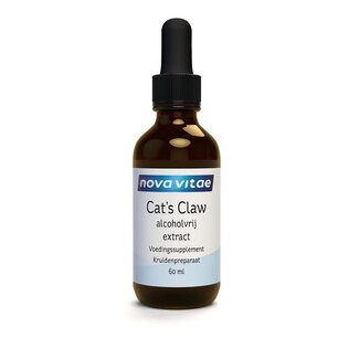 Nova Vitae Nova Vitae Cat's claw extract alcoholvrij 60 Milliliter