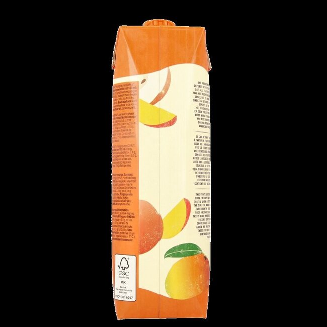 Your Organic Nature Jus de pomme mangue bio 1 litre