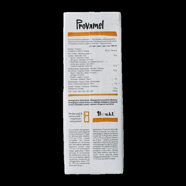 Provamel Haverdrink suikervrij bio 1 Liter