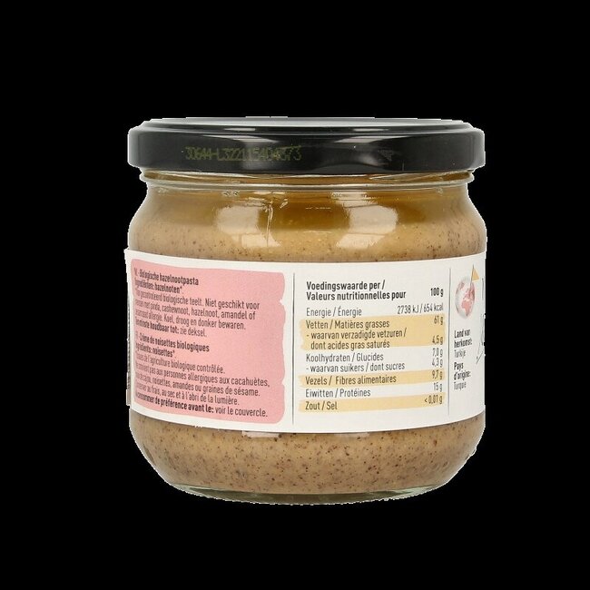 Nice & Nuts Hazelnootpasta bio 330 Gram