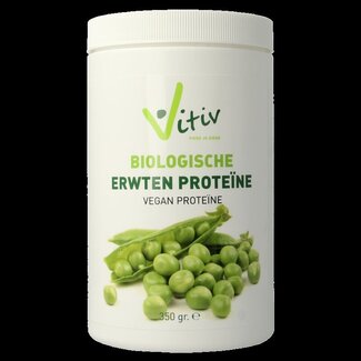 Vitiv Vitiv Erwten proteine 80% vegan bio 350 Gram
