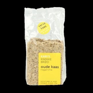 Kari's Crackers Knekkebrod oude kaas bio 175 Gram
