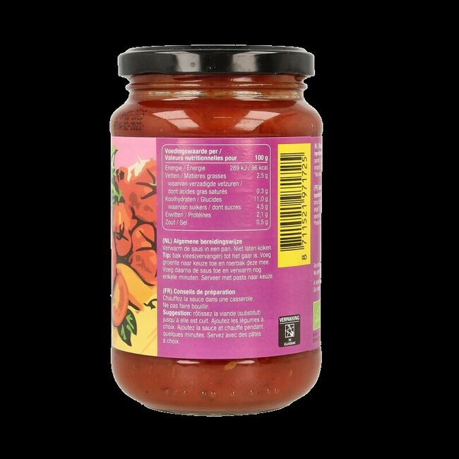 Fertilia Sauce pour pâtes origan bio 350 g
