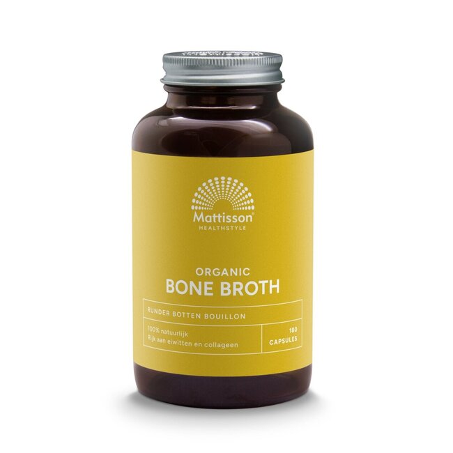Mattisson Organic beef bone broth bio 180 Capsules