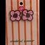 Summer earrings flower pink 1 Stuks