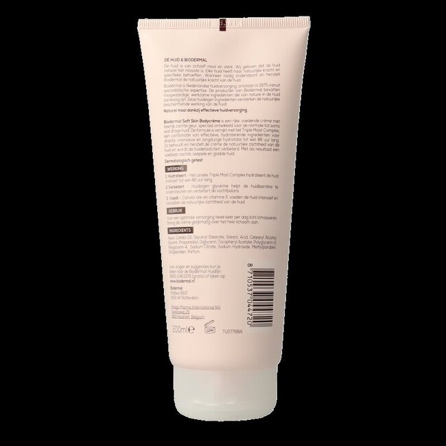 Biodermal Bodycreme soft skin 200 Milliliter