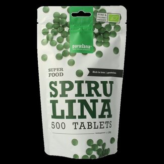 Purasana Purasana Spiruline 500 mg bio 500 comprimés