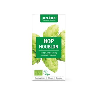 Purasana Purasana Hop vegan bio 90 Vegetarische capsules