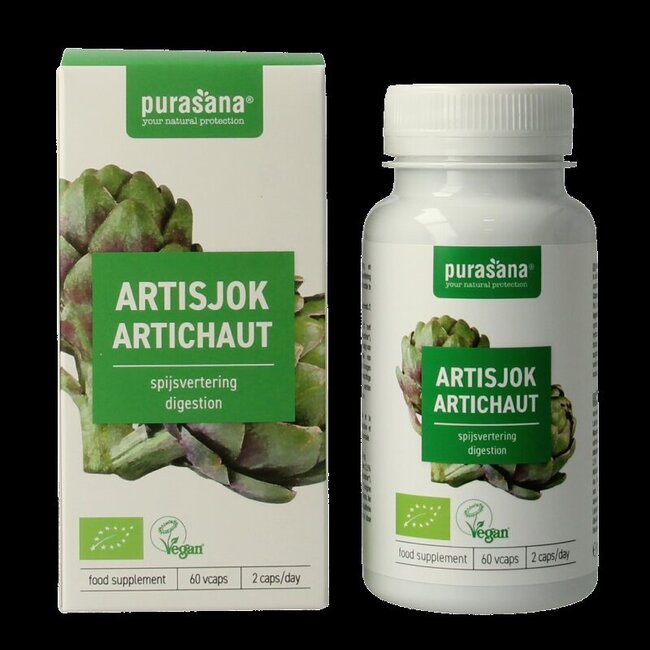 Purasana Artichaut vegan bio 60 gélules végétales