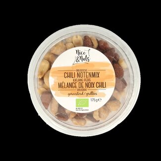 Nice & Nuts Mélange de noix Nice & Nuts Chili avec katjang pedis grillé bio 175 Grammes
