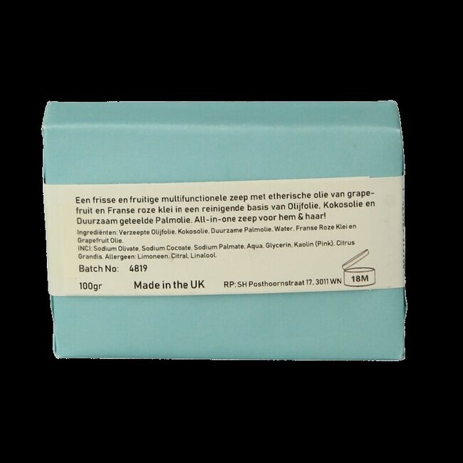 Blokzeep Shaving bar grapefruit 100 Gram