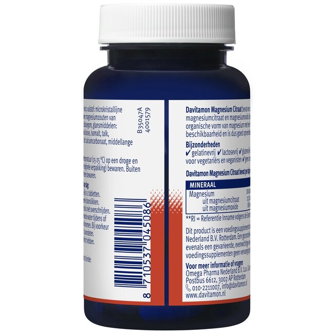 Citrate de magnésium 60 comprimés