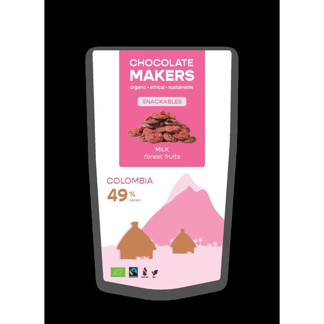 Snackable melk 49% met bosvruchten bio 100 Gram