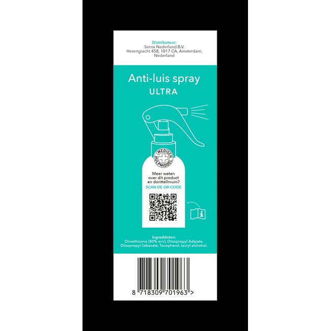 Anti luis spray ultra 120 Milliliter