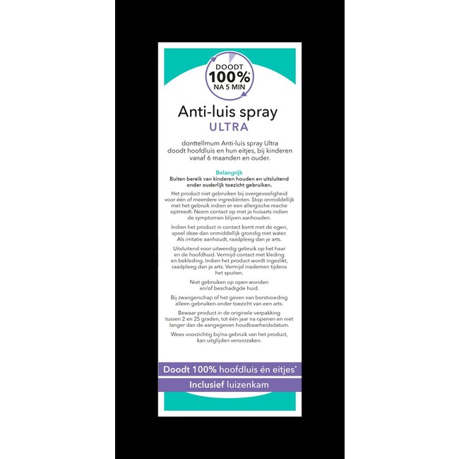 Spray anti-poux ultra 120 ml