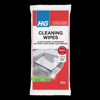 HG Lingettes nettoyantes pour vitres 20 pièces