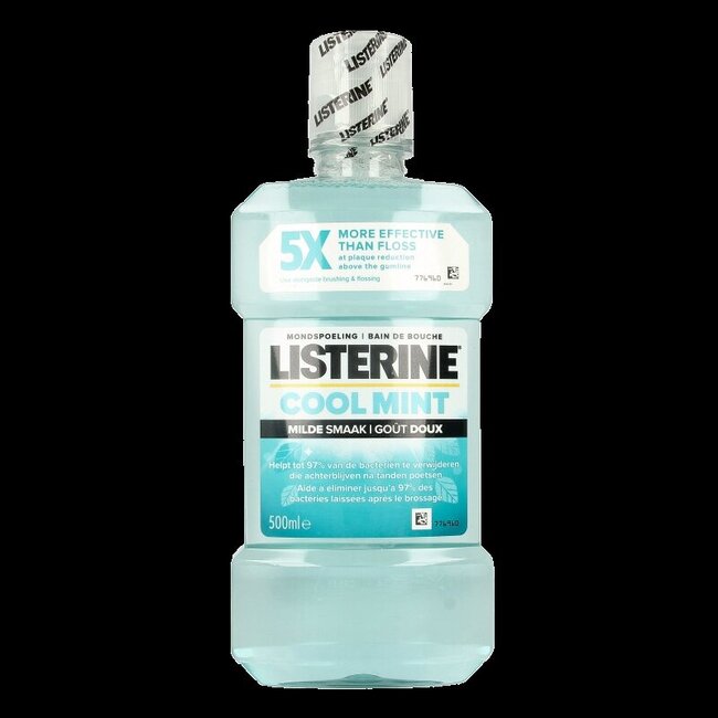 Mondwater coolmint milde smaak 500 Milliliter