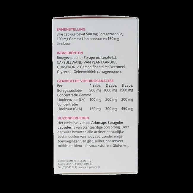 Borage olie  180 Capsules