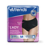 Lady discreet underwear zwart 3M 10 Stuks
