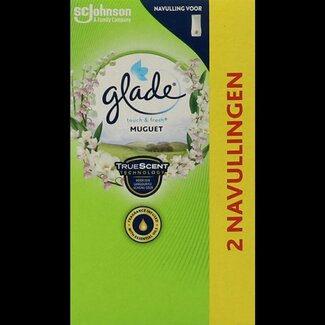 Glade Touch & fresh duo muguet navullingen 20 Milliliter