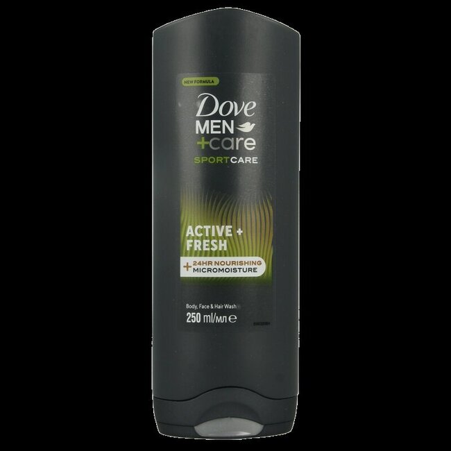 Shower men + care sport active & fresh 250 Milliliter